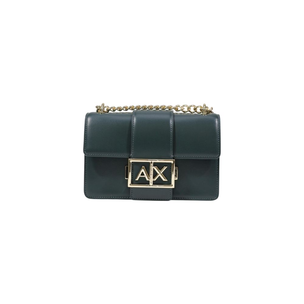 Armani Exchange Green Polyester Handbag Armani Exchange