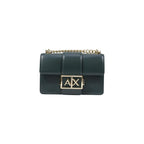 Armani Exchange Green Polyester Handbag Armani Exchange