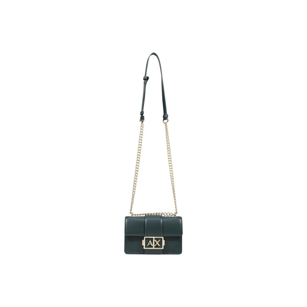 Armani Exchange Green Polyester Handbag Armani Exchange