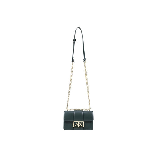 Armani Exchange Green Polyester Handbag Armani Exchange