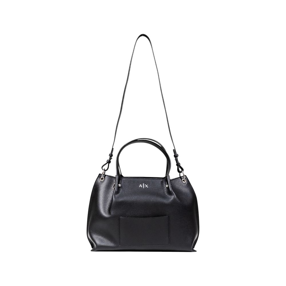 Armani Exchange Black Polyester Handbag Armani Exchange