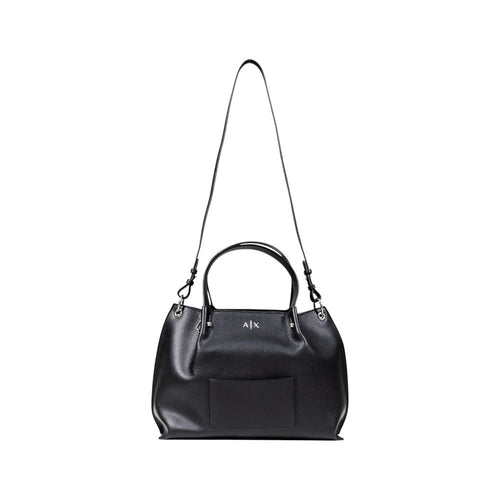 Armani Exchange Black Polyester Handbag Armani Exchange