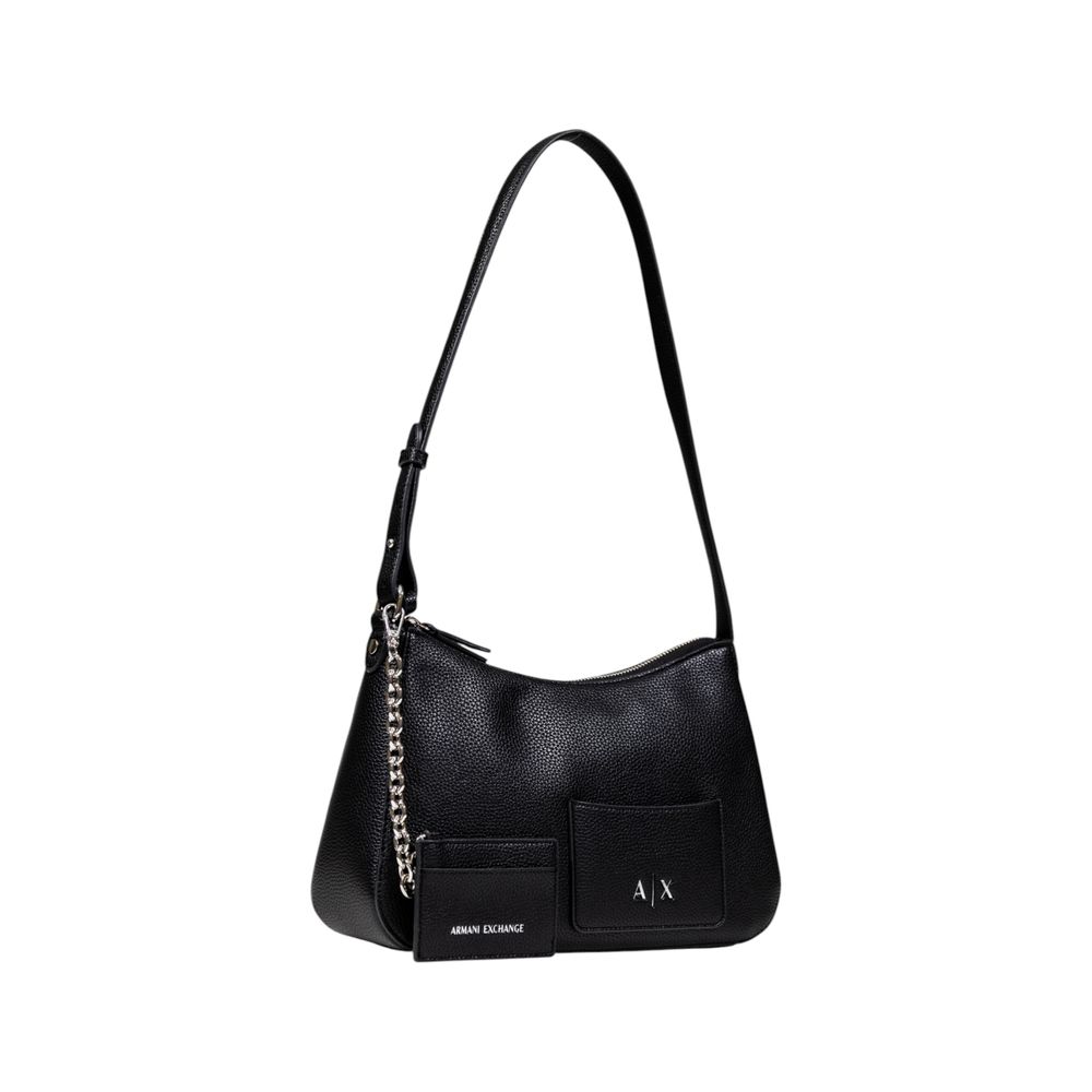 Armani Exchange Black Polyester Handbag Armani Exchange