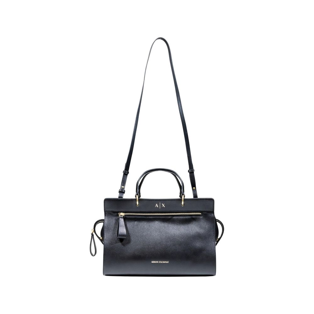 Armani Exchange Black Polyester Handbag Armani Exchange