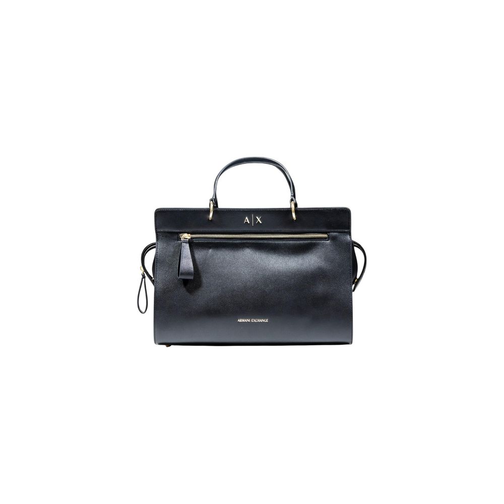 Armani Exchange Black Polyester Handbag Armani Exchange