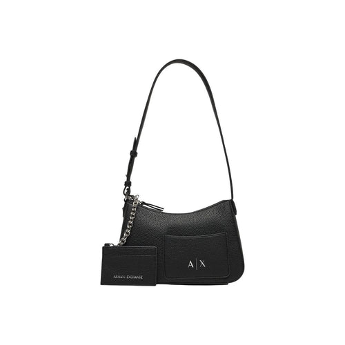 Armani Exchange Black Polyester Handbag Armani Exchange