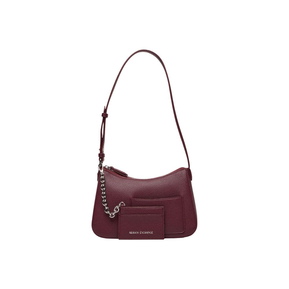 Armani Exchange Bordeaux Polyester Handbag Armani Exchange