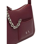 Armani Exchange Bordeaux Polyester Handbag Armani Exchange