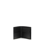 Prada Black Calf Leather Bos Taurus Wallet Prada