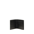 Prada Black Calf Leather Bos Taurus Wallet Prada