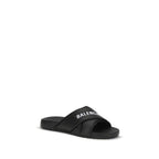 Balenciaga Black Rubber Sandals Balenciaga