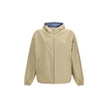 Prada Beige Recycled Polyamide Shell Jacket Prada