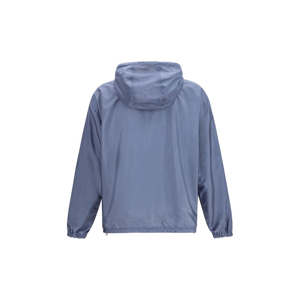 Prada Beige Recycled Polyamide Shell Jacket Prada