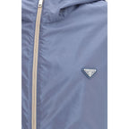 Prada Beige Recycled Polyamide Shell Jacket Prada