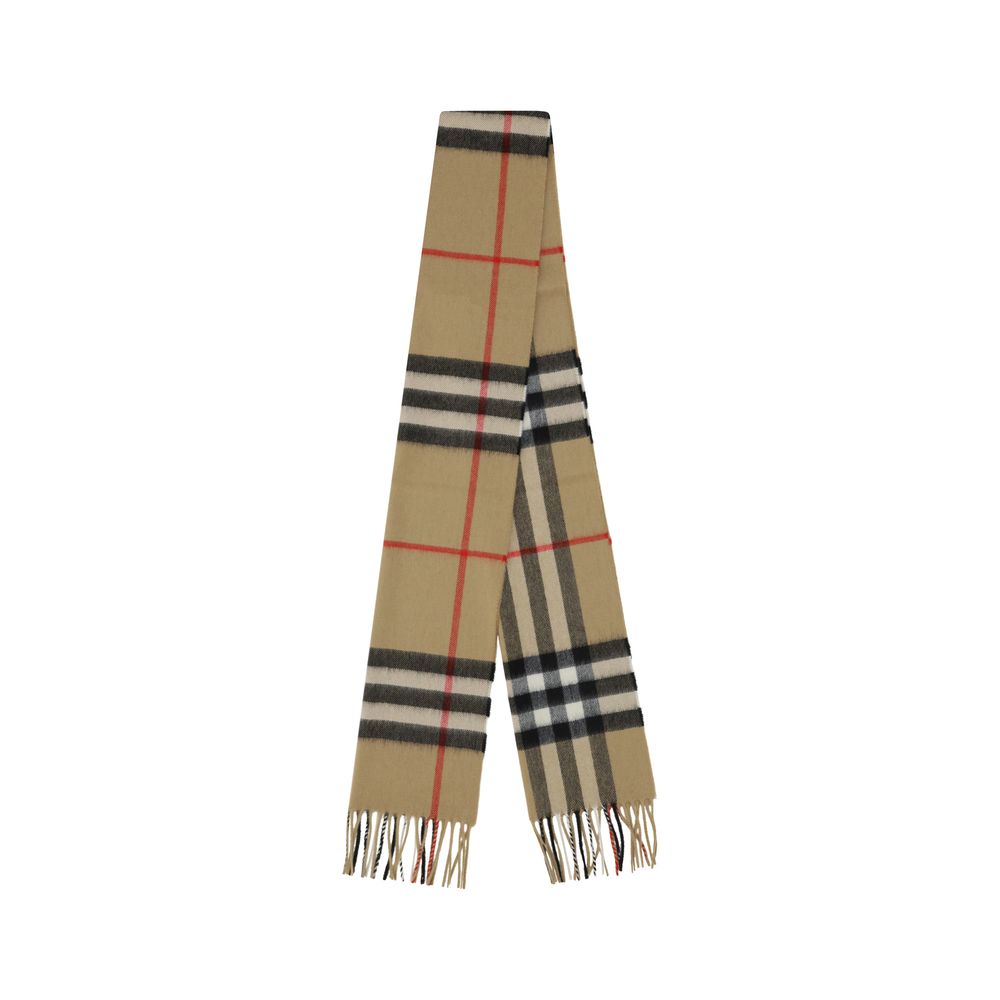 Burberry Brown Cashmere Scarf Burberry