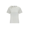 Burberry White Cotton T-Shirt Burberry