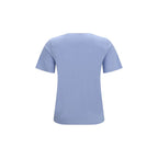 Burberry Blue Cotton T-Shirt Burberry