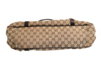 Gucci Beige and Black Canvas Twins Medium Tote Bag Gucci
