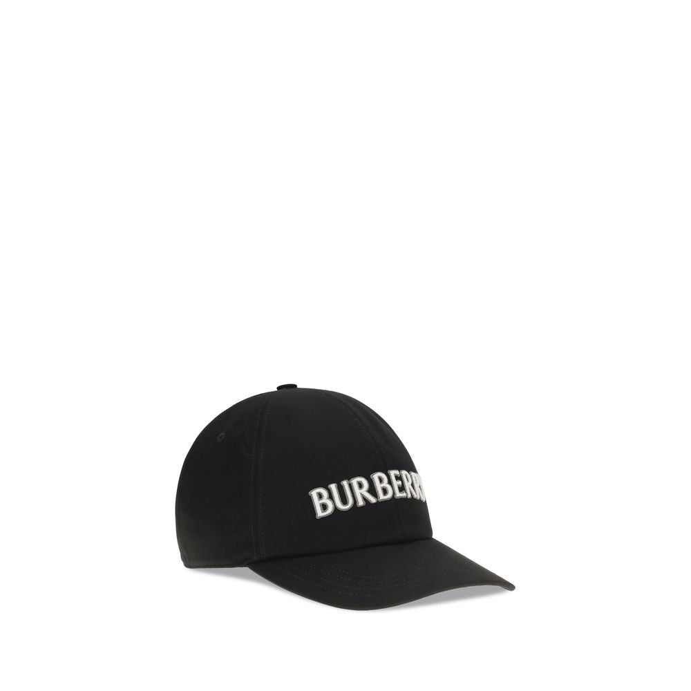 Burberry Black Cotton Cap (Baseball Hat) Burberry
