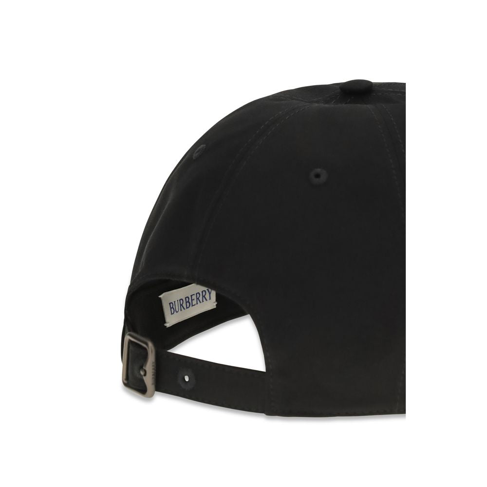 Burberry Black Cotton Cap (Baseball Hat) Burberry