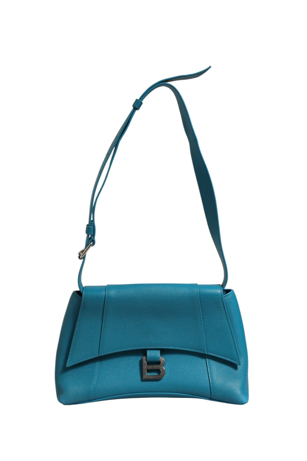 Balenciaga Calfskin S Downtown Blue Shoulder Bag Balenciaga
