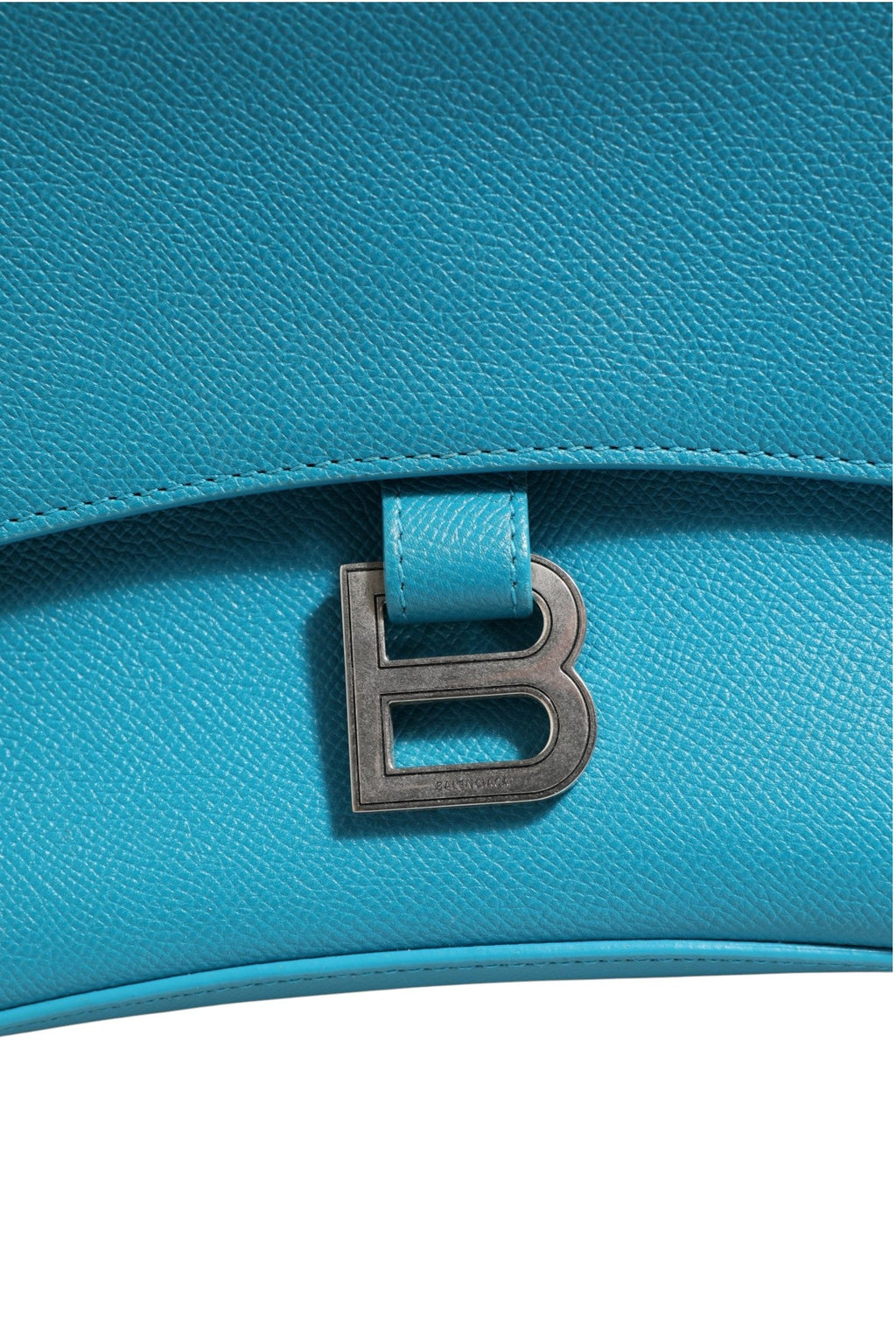 Balenciaga Calfskin S Downtown Blue Shoulder Bag Balenciaga