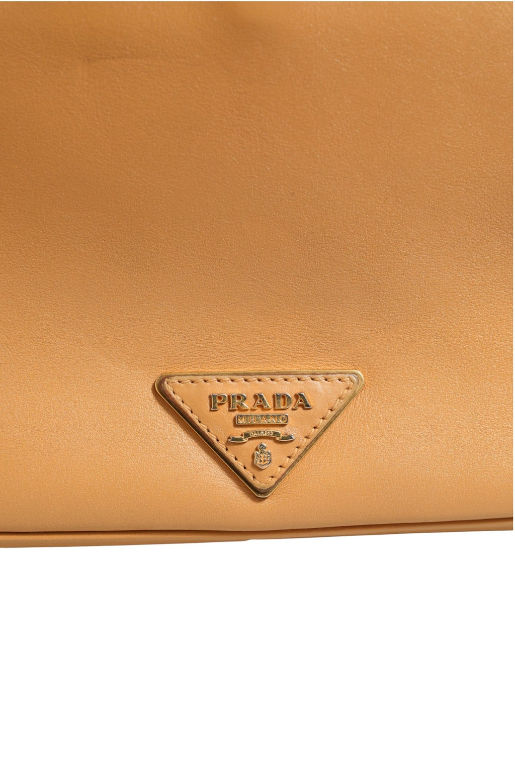 Prada Sidonie Beige Pebble Leather shoulder bag Prada