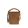 Burberry Brown Calf Leather Bos Taurus Backet Bag Burberry