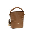 Burberry Brown Calf Leather Bos Taurus Backet Bag Burberry