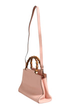 Gucci Pink And White Calfskin Small Nymphaea Top Handle Bag Gucci