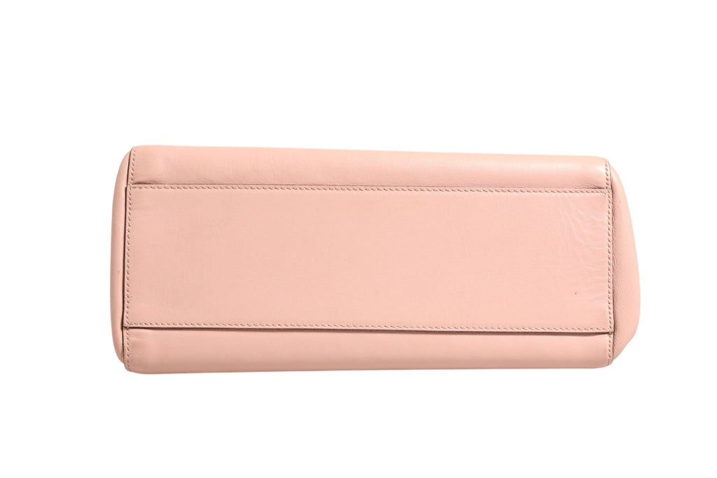 Gucci Pink And White Calfskin Small Nymphaea Top Handle Bag Gucci