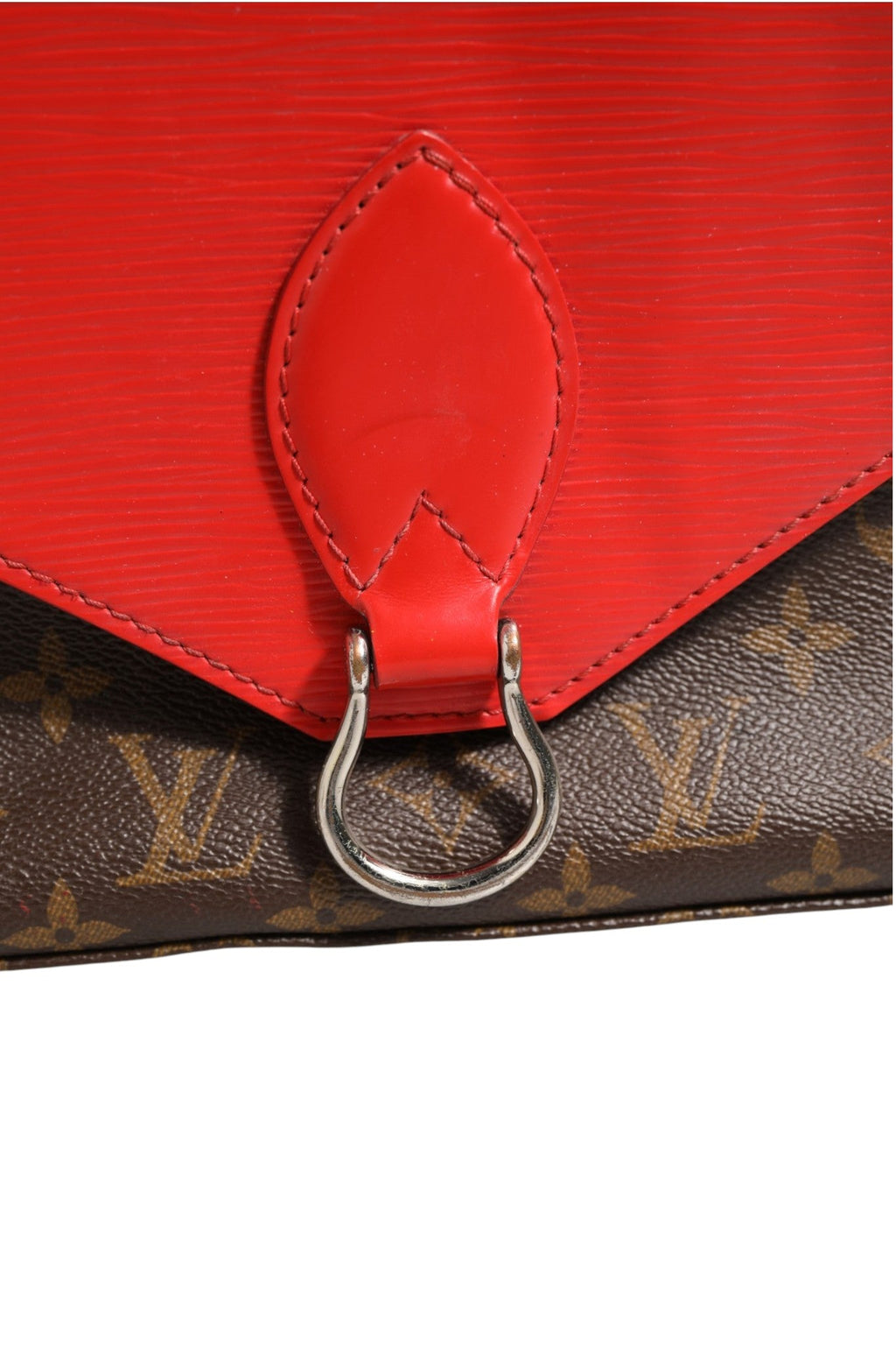 Louis Vuitton Saint Michel Monogram Epi Shoulder Bag Coquelicot Louis Vuitton