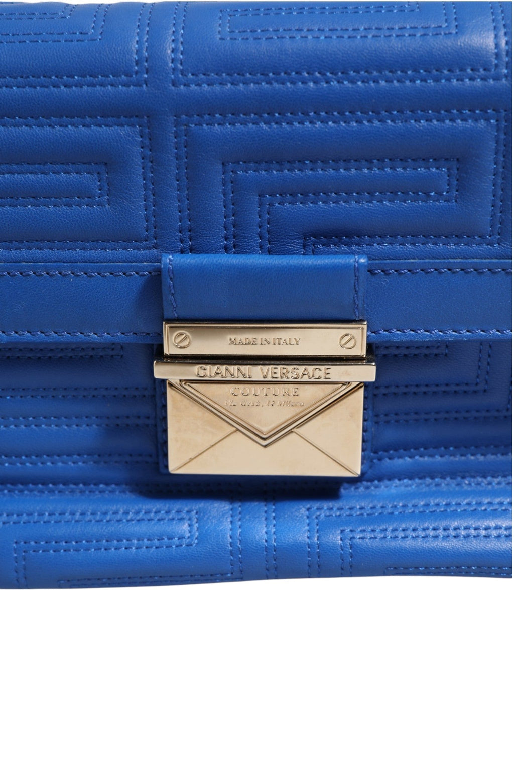 Versace Couture Quilted Leather Shoulder Bag Versace