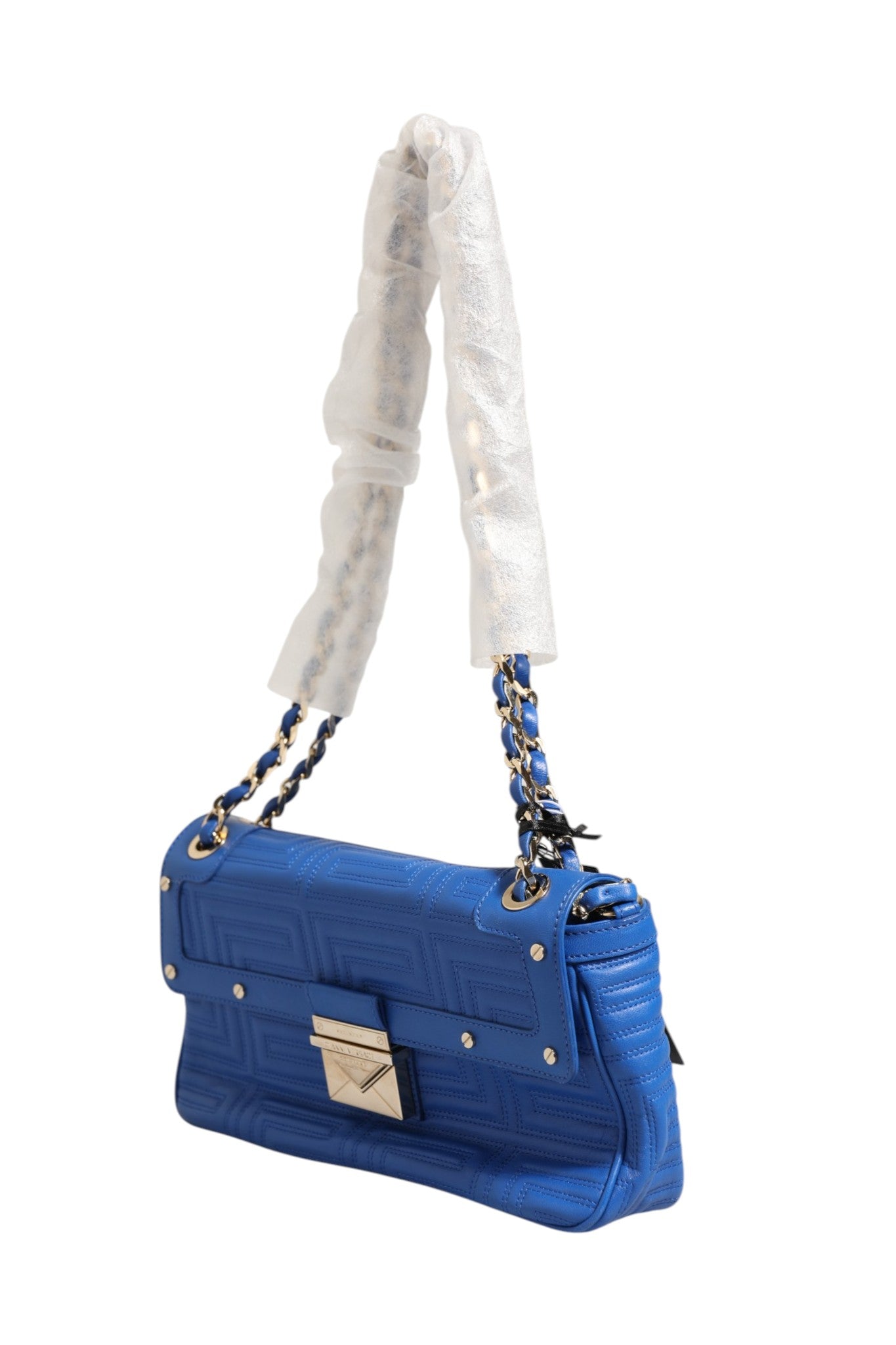 Versace Couture Quilted Leather Shoulder Bag Versace