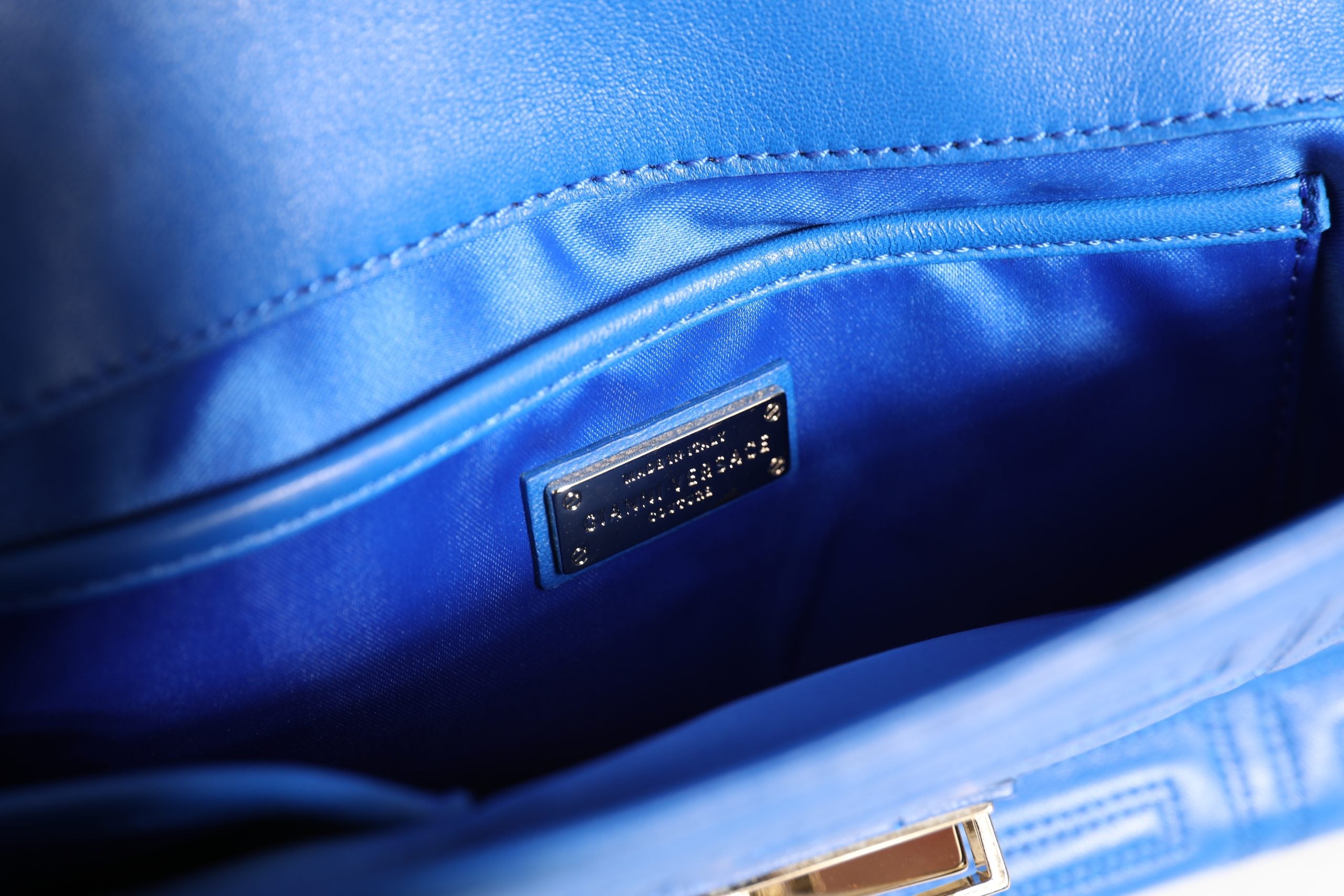 Versace Couture Quilted Leather Shoulder Bag Versace