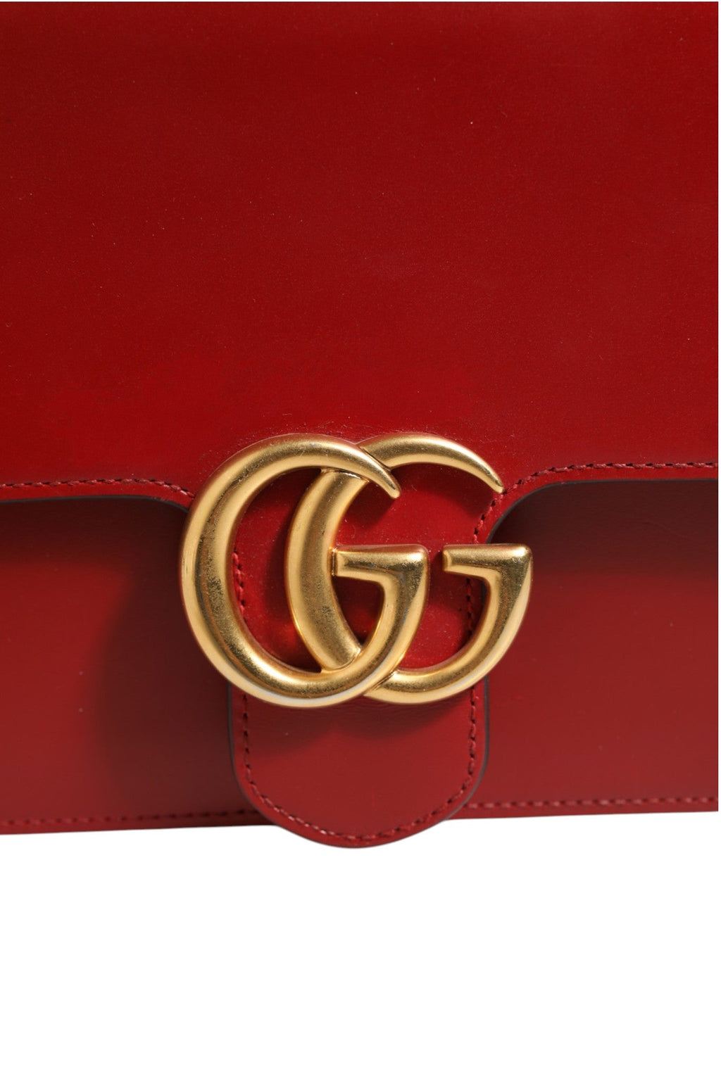 Gucci Marmont small shoulder bag in Rosso Ancora red leather Gucci
