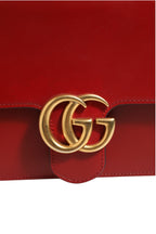 Gucci Marmont small shoulder bag in Rosso Ancora red leather Gucci