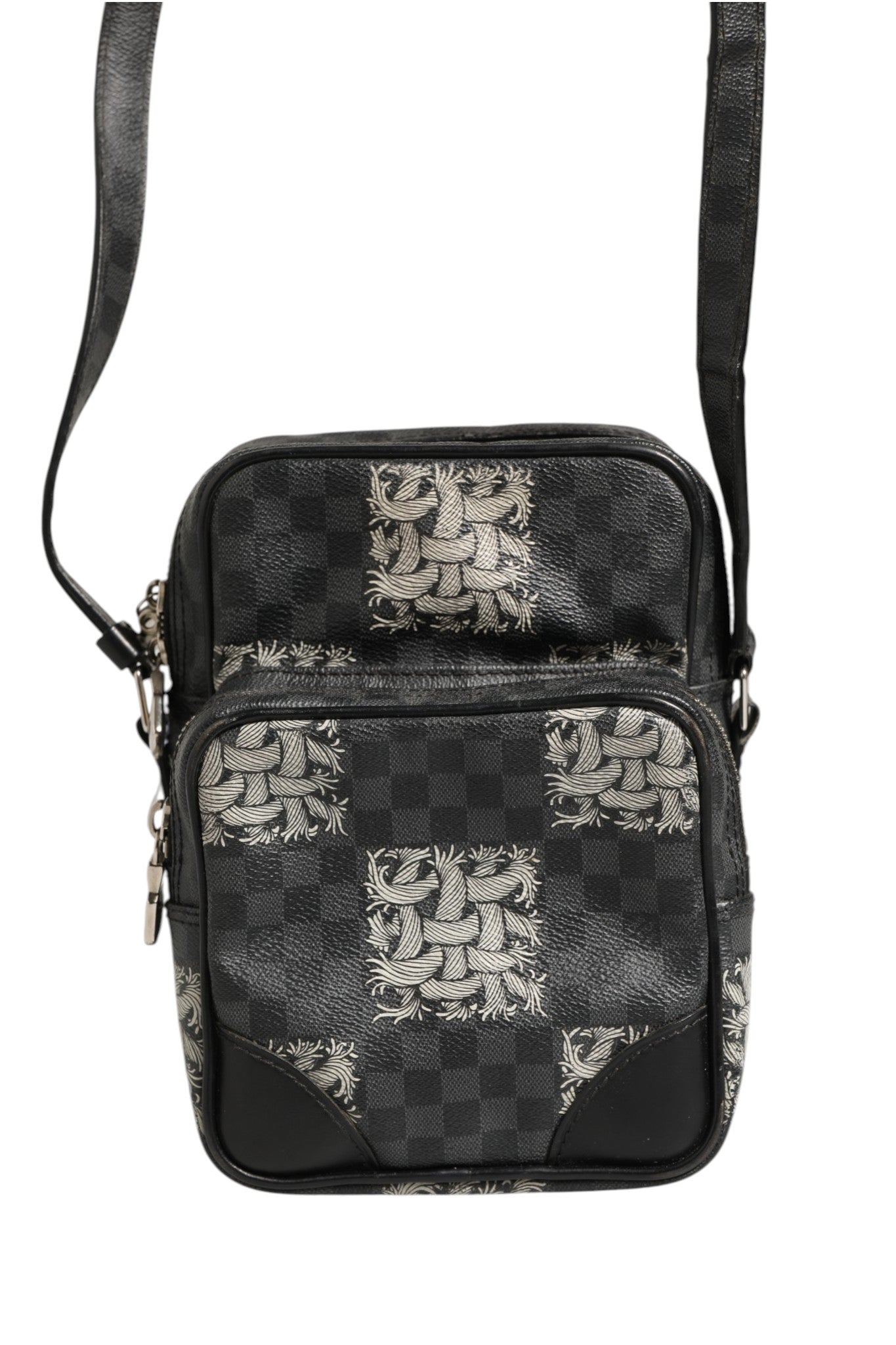 Louis Vuitton Black Damier Graphite Canvas Amazon Christopher Nemeth Shoulder Bag Louis Vuitton