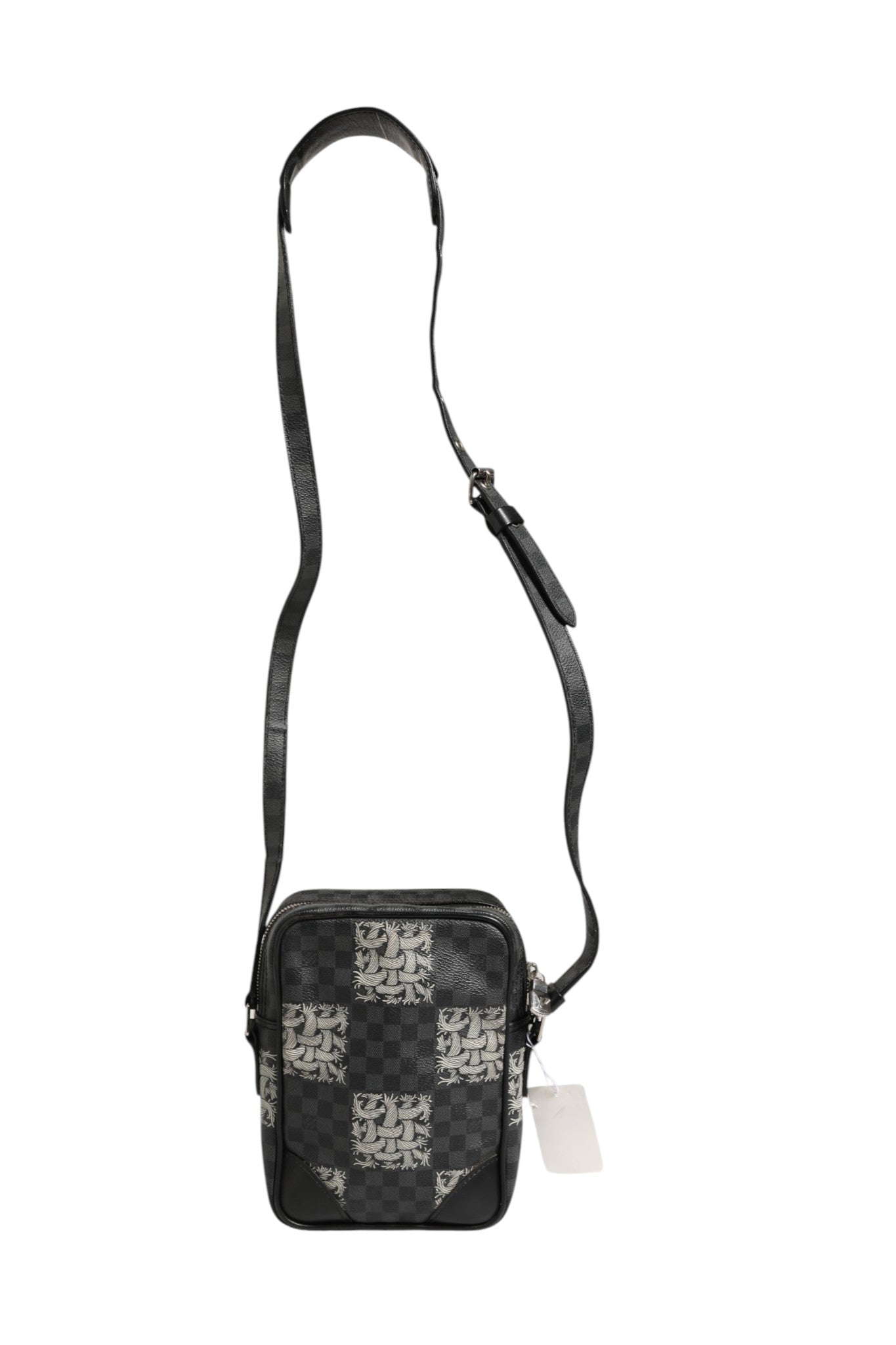 Louis Vuitton Black Damier Graphite Canvas Amazon Christopher Nemeth Shoulder Bag Louis Vuitton