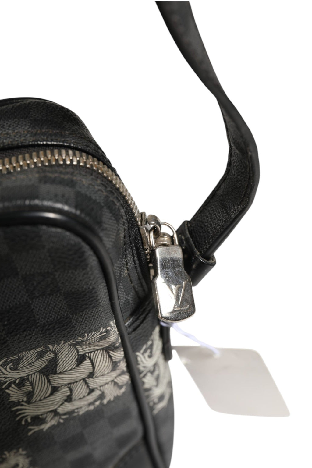 Louis Vuitton Black Damier Graphite Canvas Amazon Christopher Nemeth Shoulder Bag Louis Vuitton