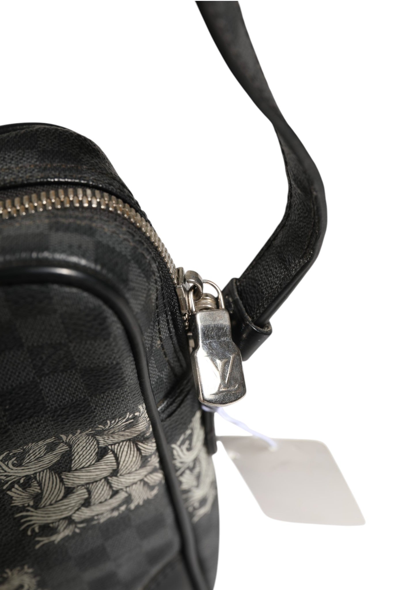 Louis Vuitton Black Damier Graphite Canvas Amazon Christopher Nemeth Shoulder Bag Louis Vuitton