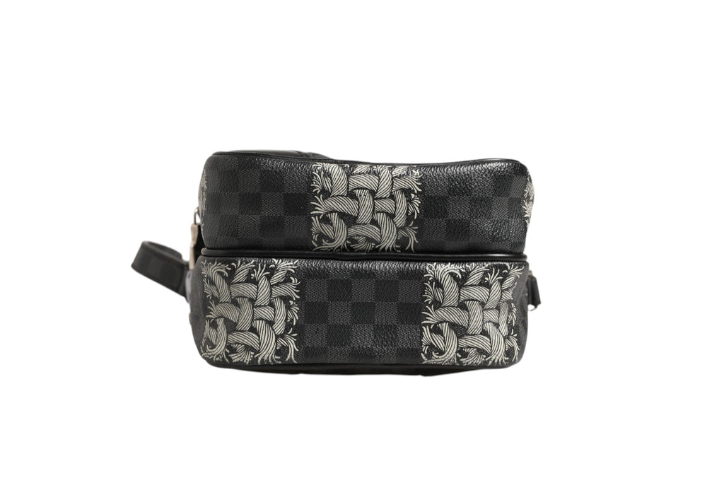 Louis Vuitton Black Damier Graphite Canvas Amazon Christopher Nemeth Shoulder Bag Louis Vuitton