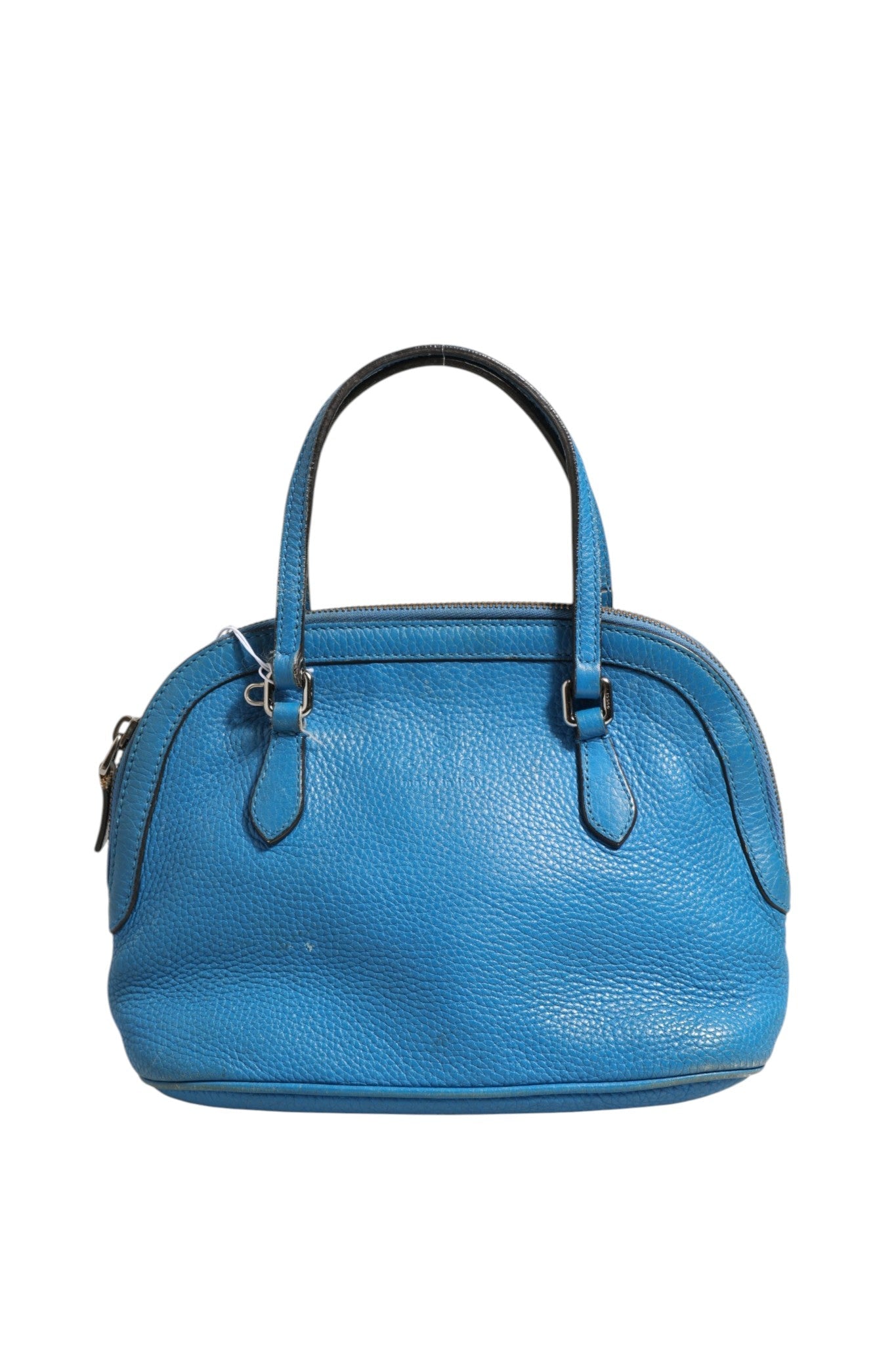Gucci Blue Leather Dome Handbag Gucci