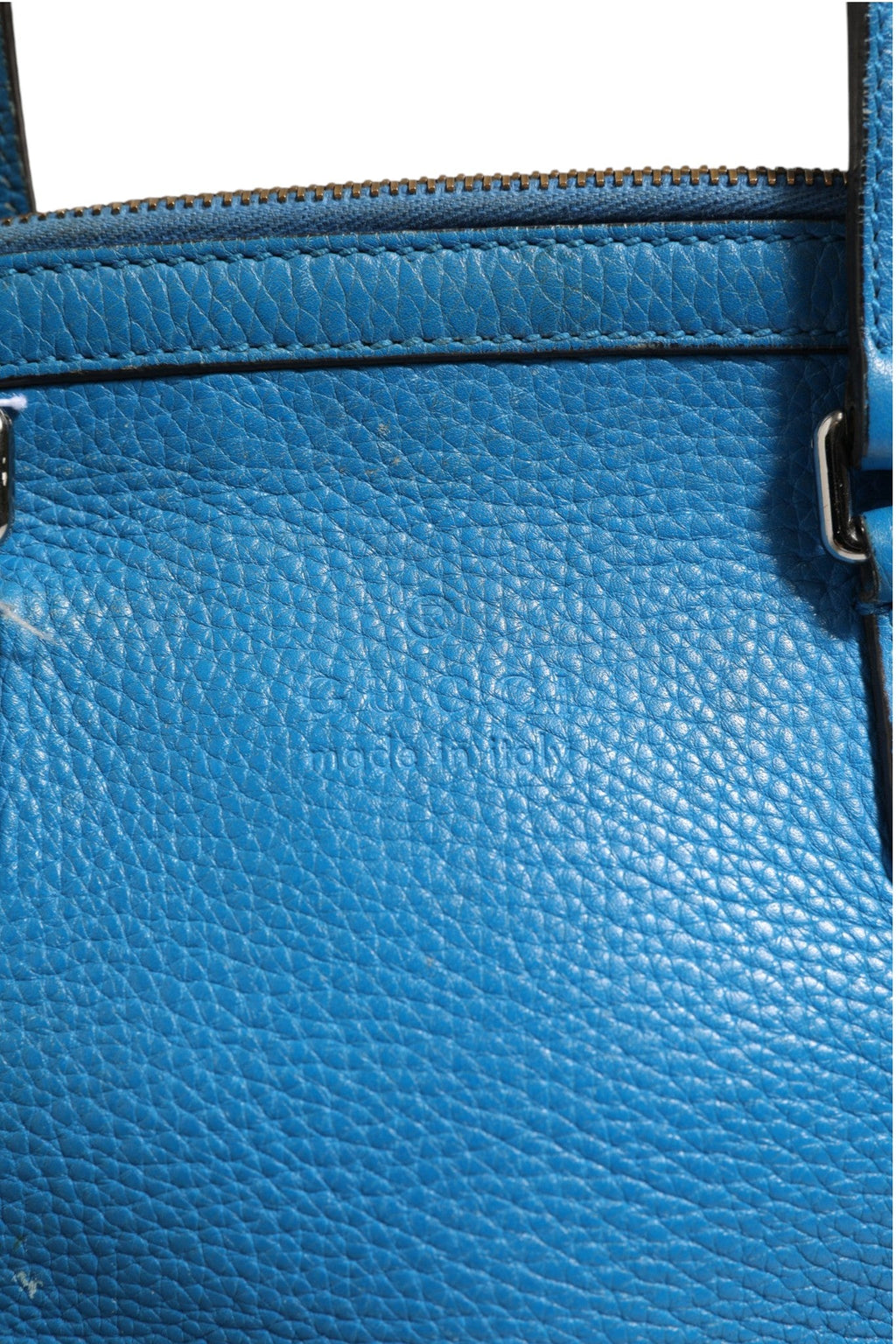 Gucci Blue Leather Dome Handbag Gucci