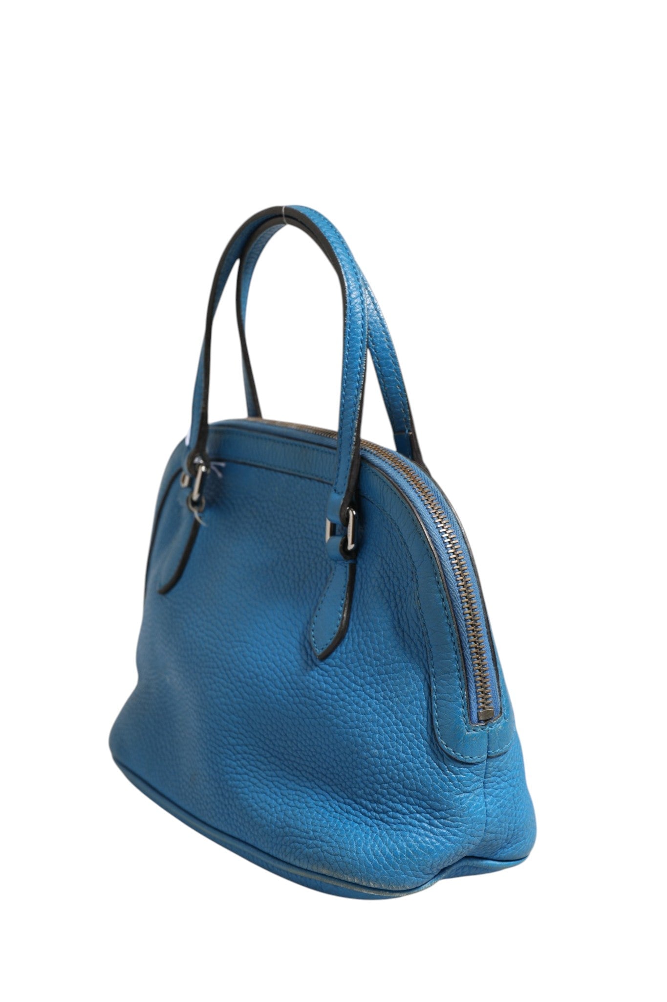 Gucci Blue Leather Dome Handbag Gucci