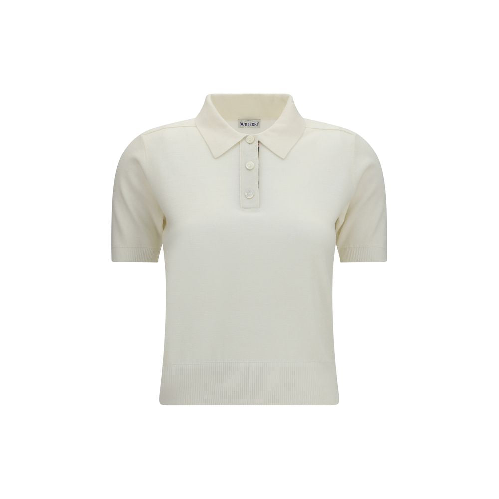 Burberry Beige Wool Oves Aries Polo Shirt Burberry