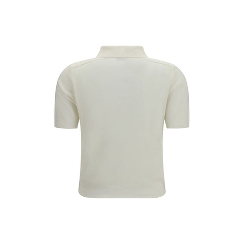Burberry Beige Wool Oves Aries Polo Shirt Burberry