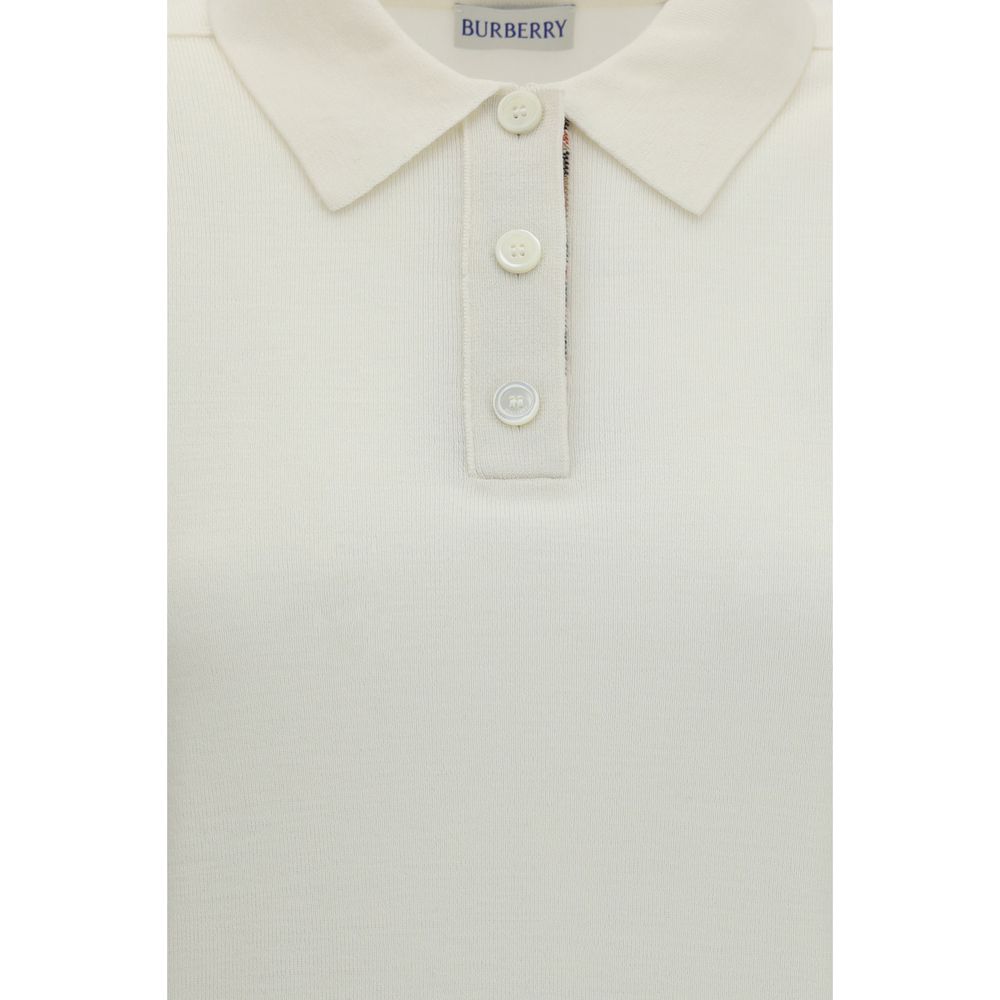 Burberry Beige Wool Oves Aries Polo Shirt Burberry