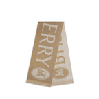 Burberry Beige Wool Oves Aries Scarf Burberry