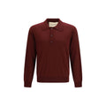 Valentino Bordeaux Wool Oves Aries Polo Shirt Valentino